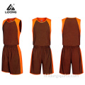 Groothandel ademende sport basketbal jersey set